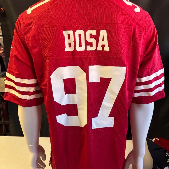New mens large authentic Nike San Francisco 49ers Nick Bosa jersey Super Bowl 58 - Picture 5 of 8